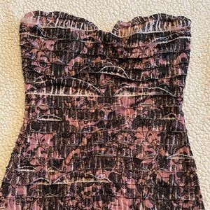 Ruffled Strapless/tube top